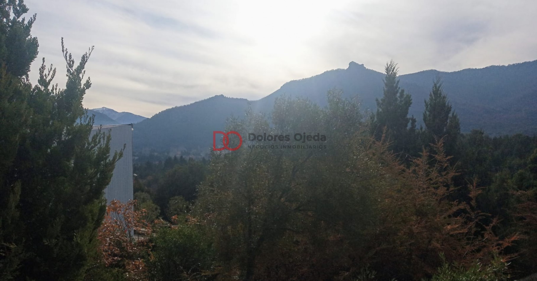 Vista al lago y montañas